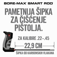Bore-Max Smart Rod šipka dužine 22,9 cm za čišćenje pištolja kalibra .22–.45