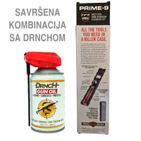 Real Avid PRIME-9 set za čišćenje i DRNCH Gun Oil za kompletno održavanje oružja