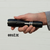 SABRE 2-u-1 Taktički Elektrošoker sa LED Lampom