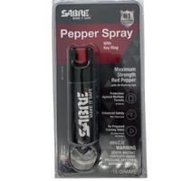 SABRE Biber Sprej – Privezak za Ključeve (Crni)