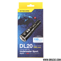 Nitecore dl20 lampa