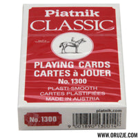 Piatnik Karte Classic Bridge crvene