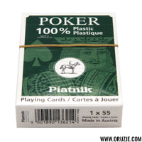 Piatnik Karte 100% Plast Eko zelene