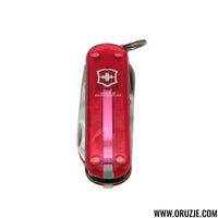 Victorinox noz Classic 58mm Transparent pink