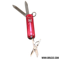 Victorinox noz Classic 58mm Transparent pink