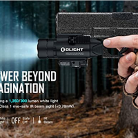 Baterijska lampa za pištolj - BALDR IR, OLIGHT 1350 LUMENS LED LIGHT