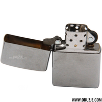 Zippo Up Brush Chrome