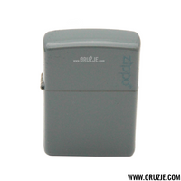 Zippo Up Flat Gray Logo