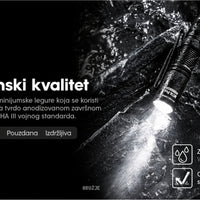 Nitecore MT1A Pro vodootporna LED lampa na mokrim stenama, sa zaštitom IP68 i otpornošću na pad do 2 m.