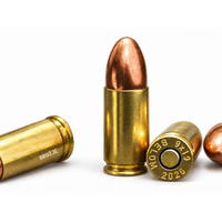 BELOM 9×19 mm Pistol Sport Grade -sportska pištoljska municija FMJ 124 gr, mesingane čaure i zrna sa punim metalnim omotačem, proizvodnja Srbija.