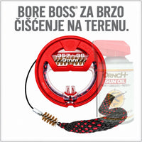 Real Avid Bore Boss za 9 mm, .357 i .38 sa četkicom i užetom za čišćenje cevi