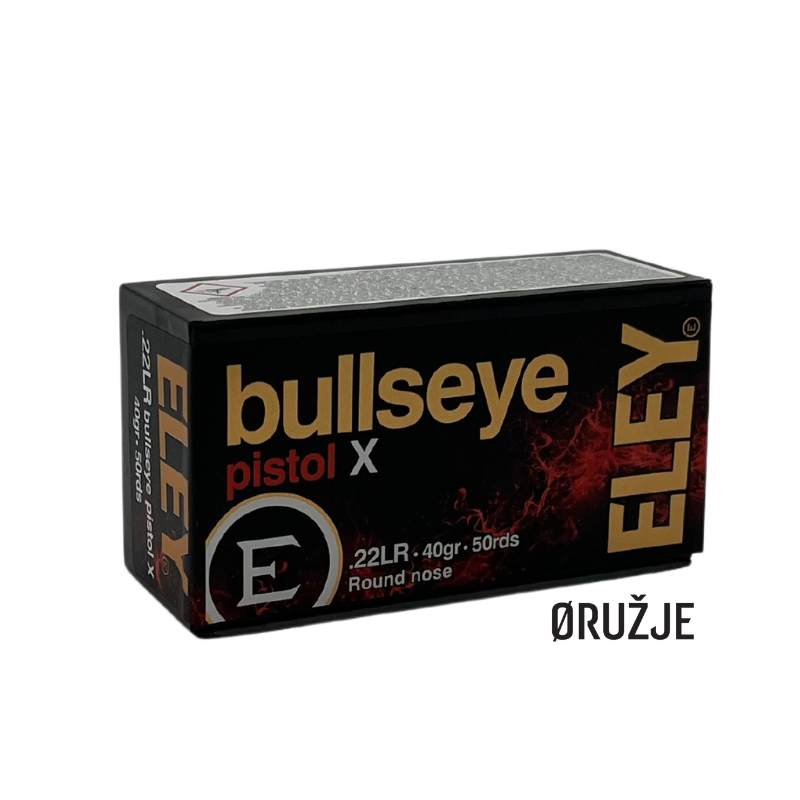 Municija Eley Bullseye Pistol 22LR 5,6 mm