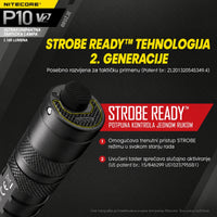 Nitecore P10 V2 taktička lampa sa STROBE READY tehnologijom