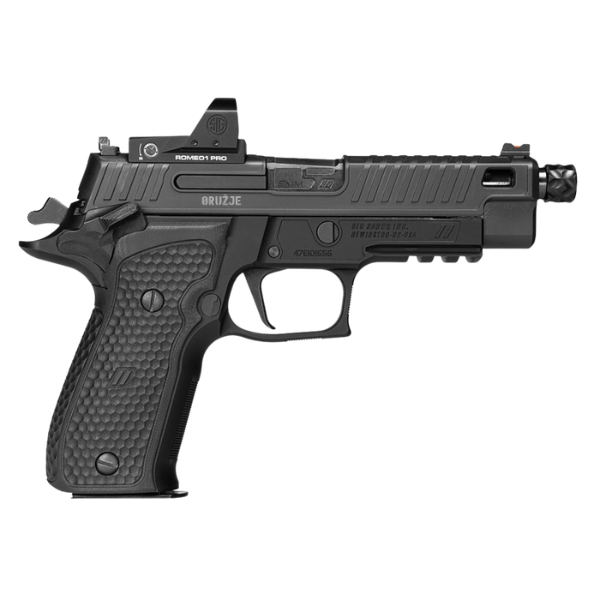 SIG SAUER P226 ZEV SAO RXP pištolj sa ROMEO1PRO kolimatorom i navojnom cevi u kalibru 9mm