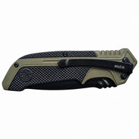 Smith & Wesson S.A. OD Green EDC sklopivi džepni nož sa džepnim klipom i aluminijumskom drškom