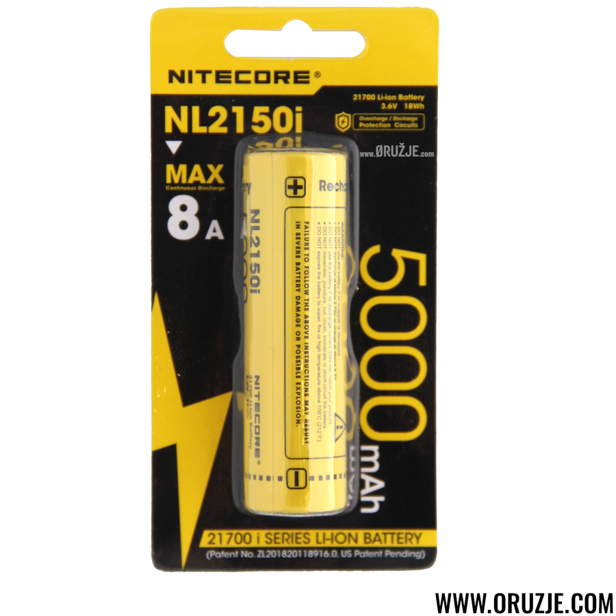 Nitecore NL2150i Baterija