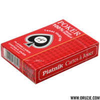 Piatnik Karte Plasticne Poker crvene