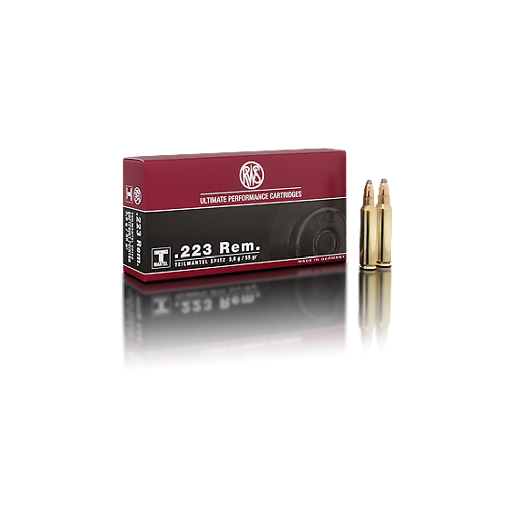 RWS .223 T-Mantel 55gr Soft Point