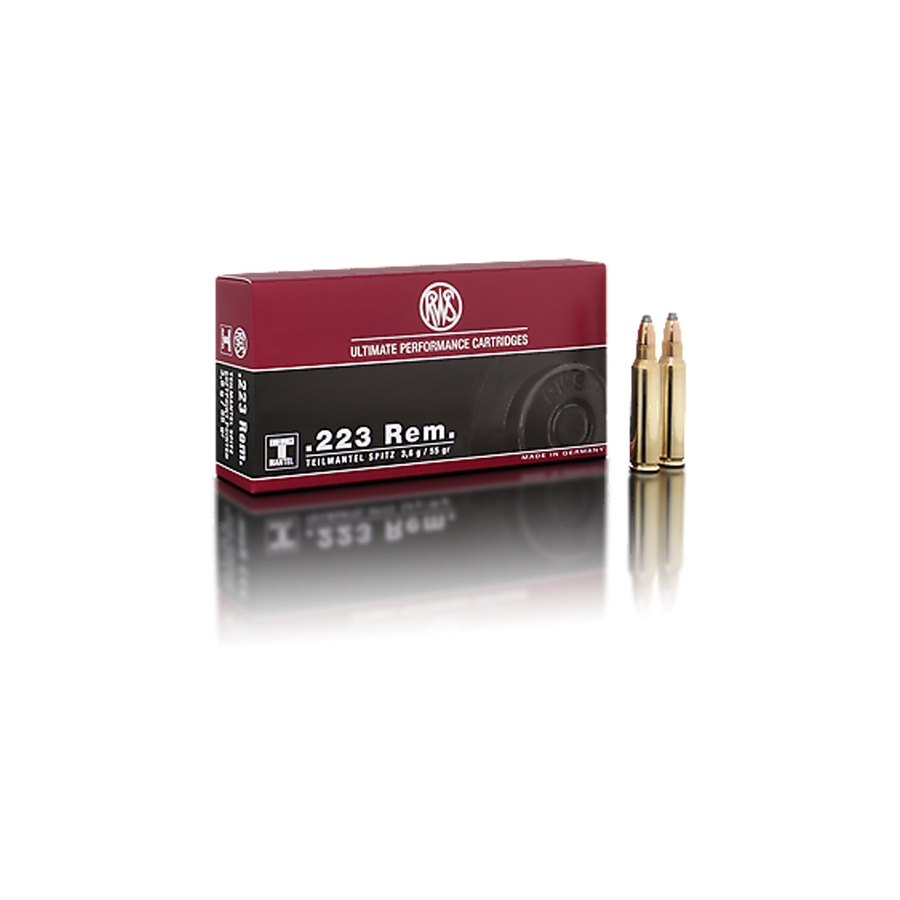 RWS .223 T-Mantel 55gr Soft Point