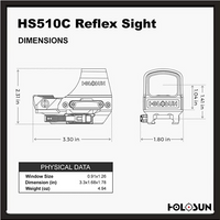 HOLOSUN HS510C MICRO RED DOT OPTIC