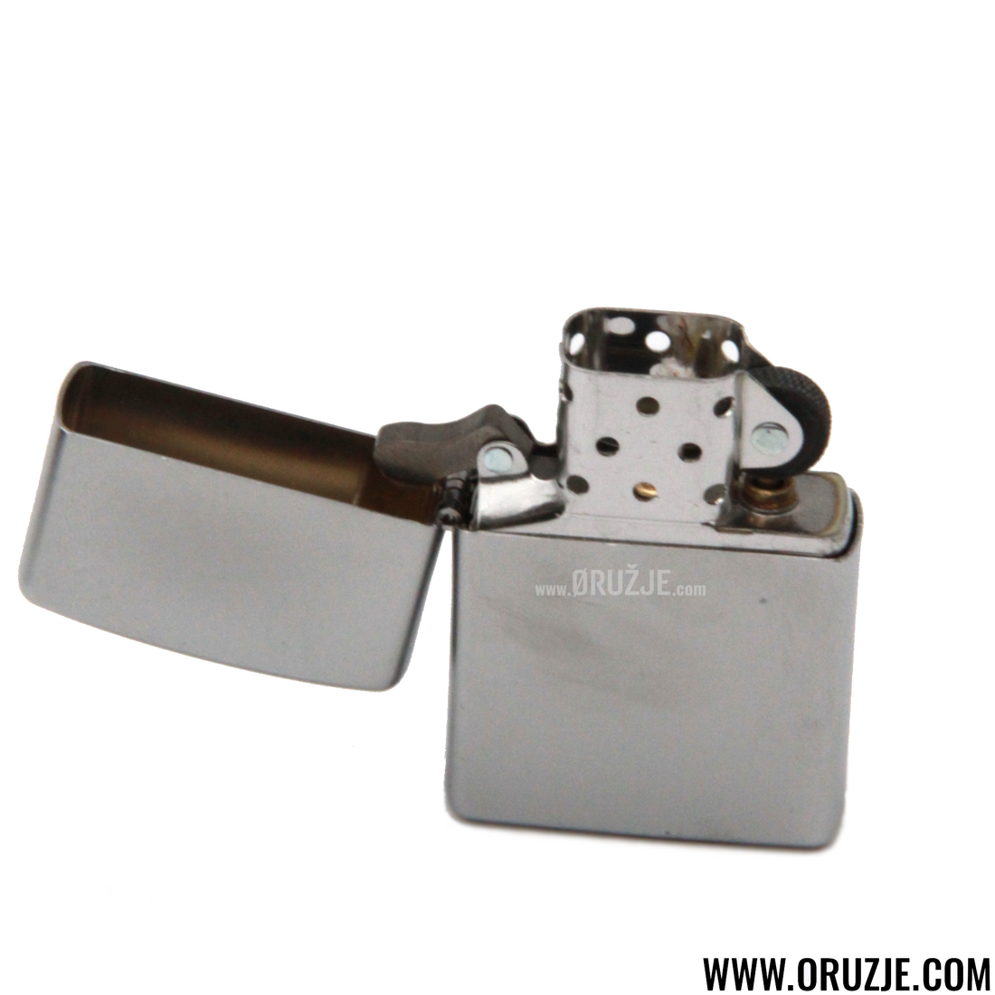 Zippo Up Satin Chrome