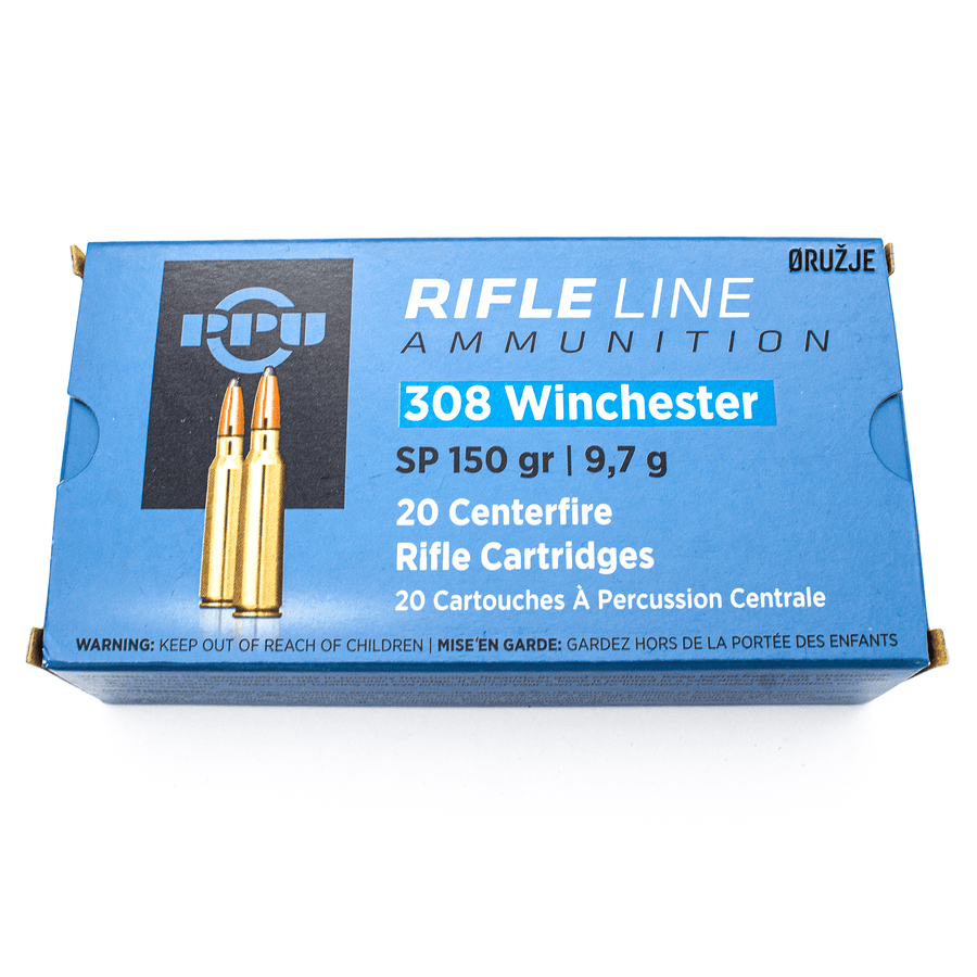 Municija PPU 308 Winchester Sp 150gr/9,7g